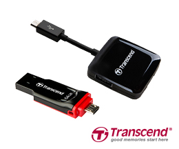 TRANSCEND JetFlash 340 i RDP9 – nowe akcesoria w standardzie USB OTG dla urządzeń mobilnych